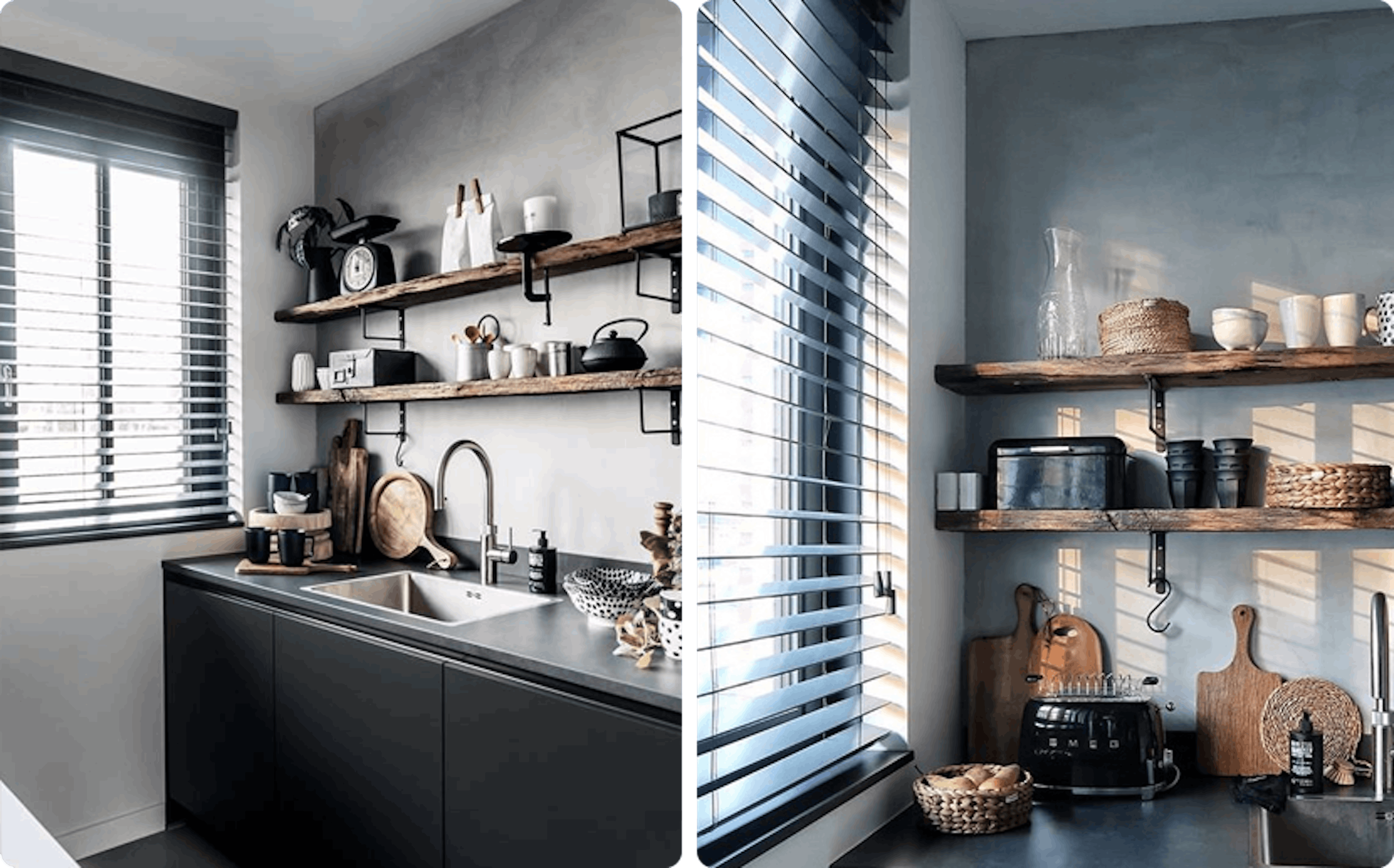 3x Raambekleding voor je industriële interieur 3x Raambekleding voor je industriële interieur