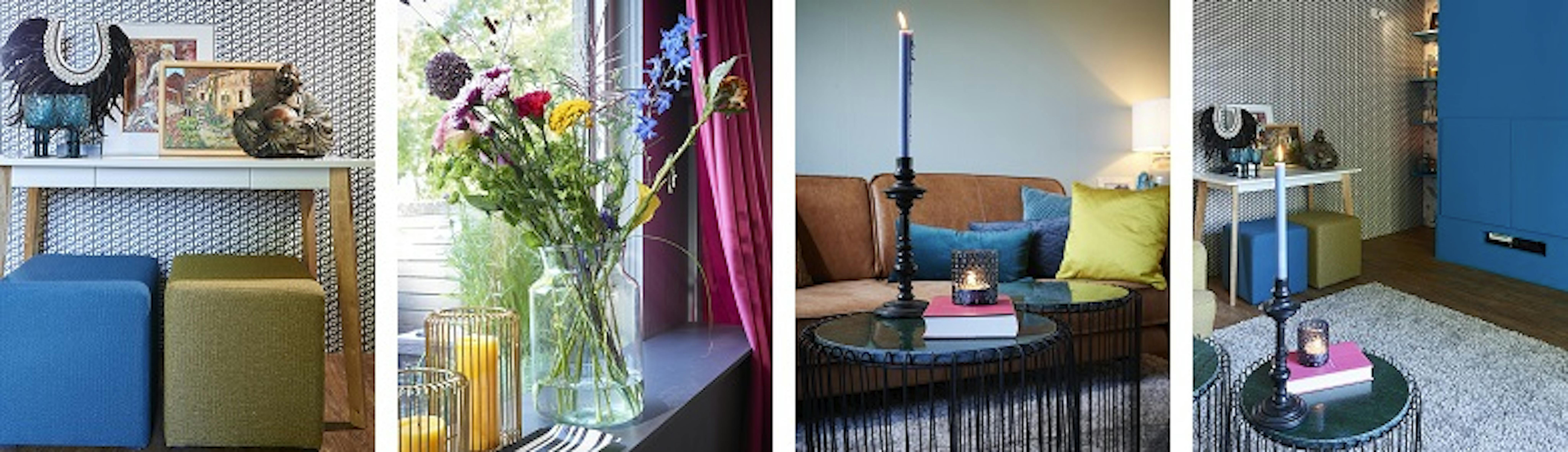 Raamdecoratie in kleur: Wat doet dit met de ruimte? Raamdecoratie in kleur: Wat doet dit met de ruimte?