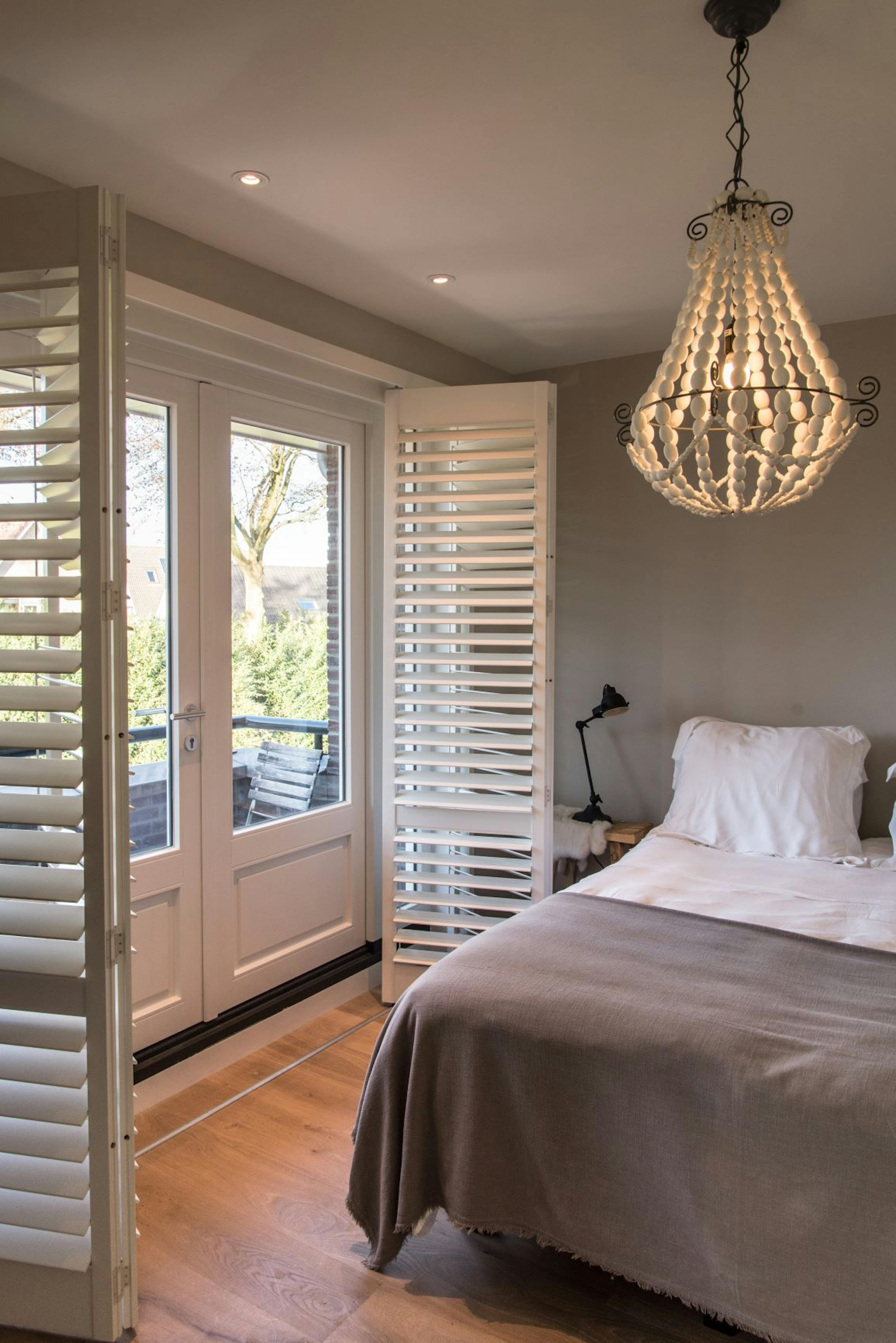 Shutters in de slaapkamer Shutters in de slaapkamer