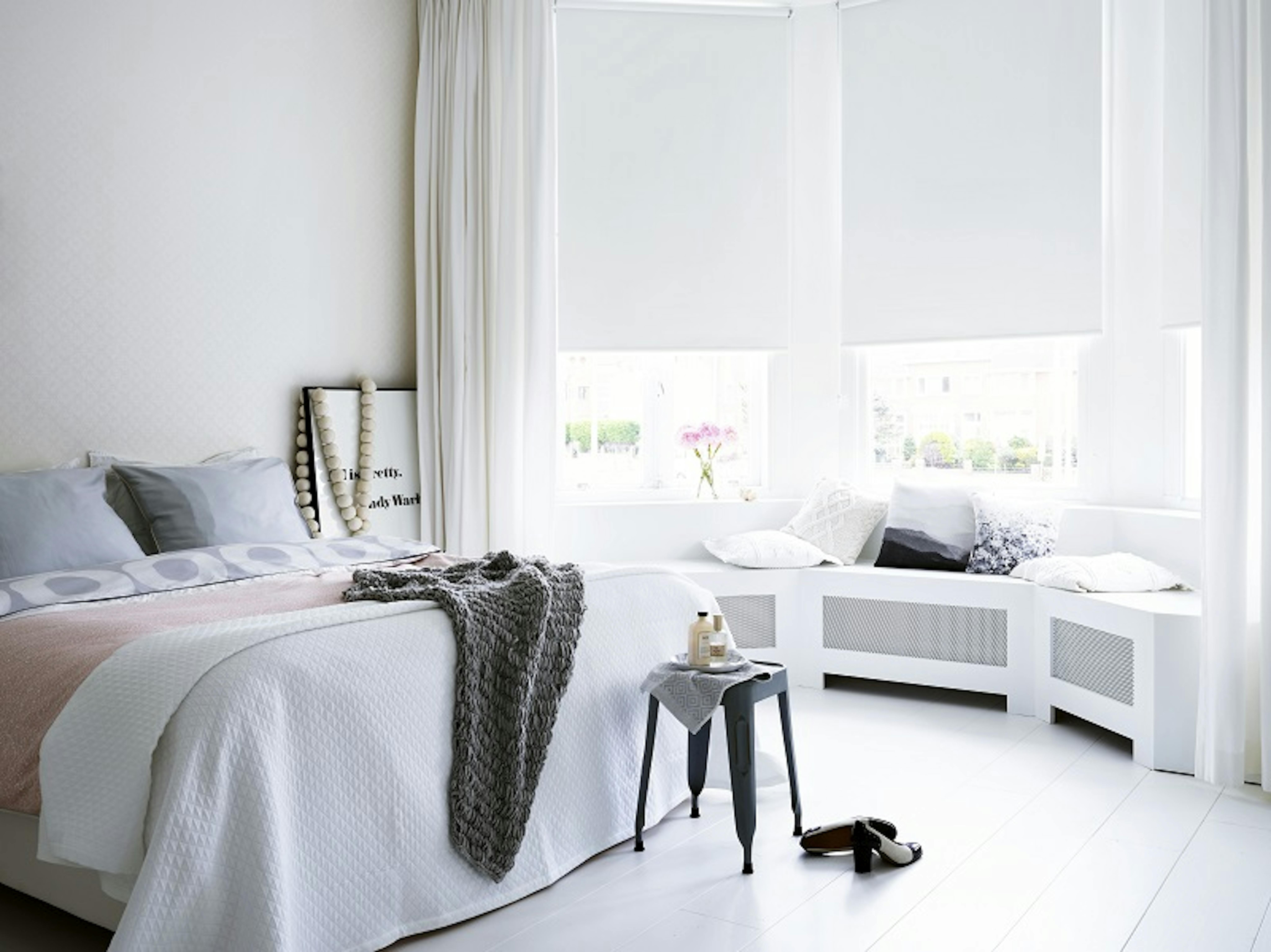 Rolgordijnen in de slaapkamer Rolgordijnen in de slaapkamer