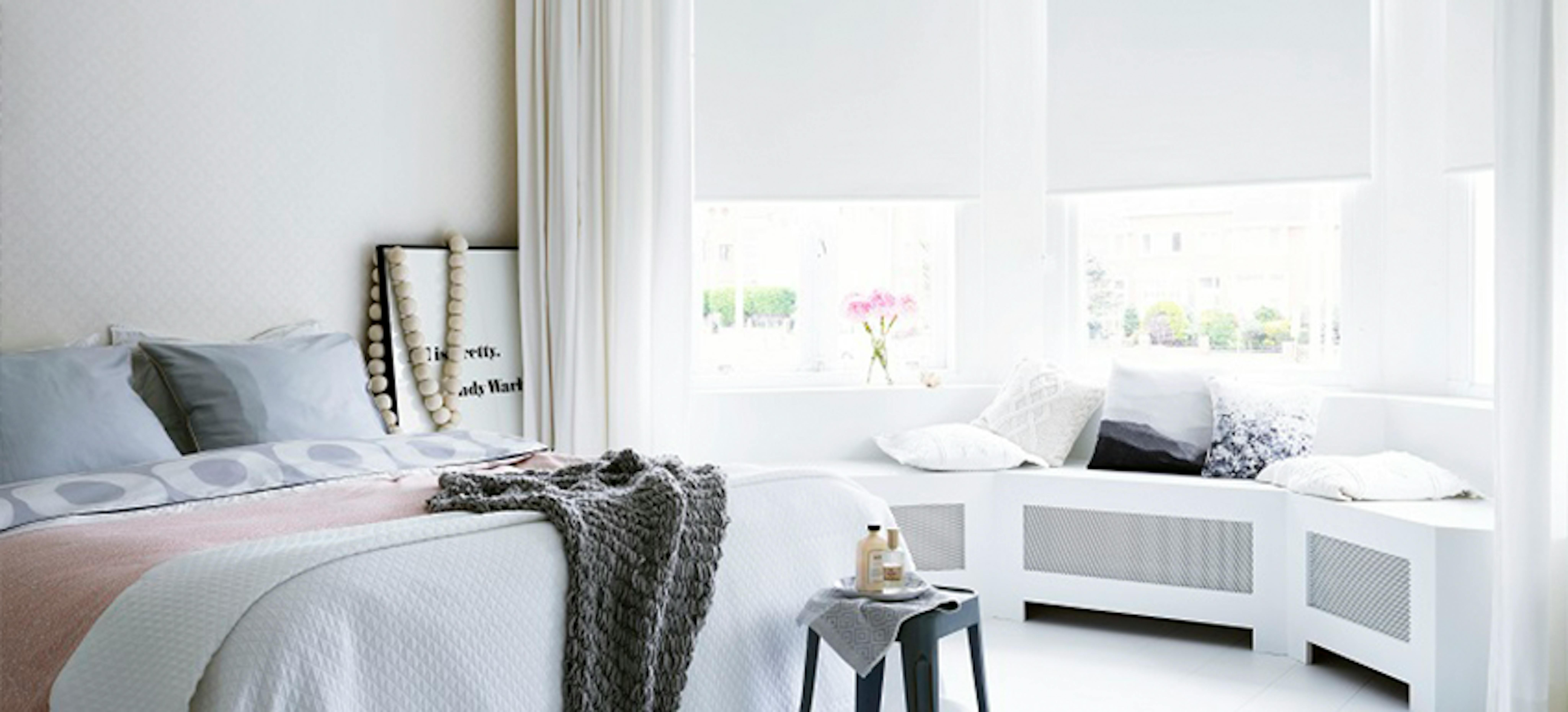 Rolgordijnen in de slaapkamer Rolgordijnen in de slaapkamer