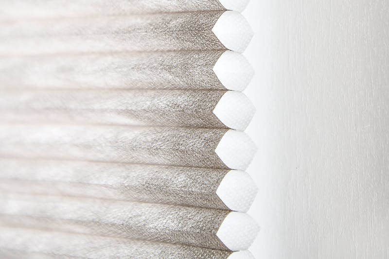 Dubbele plisse gordijnen