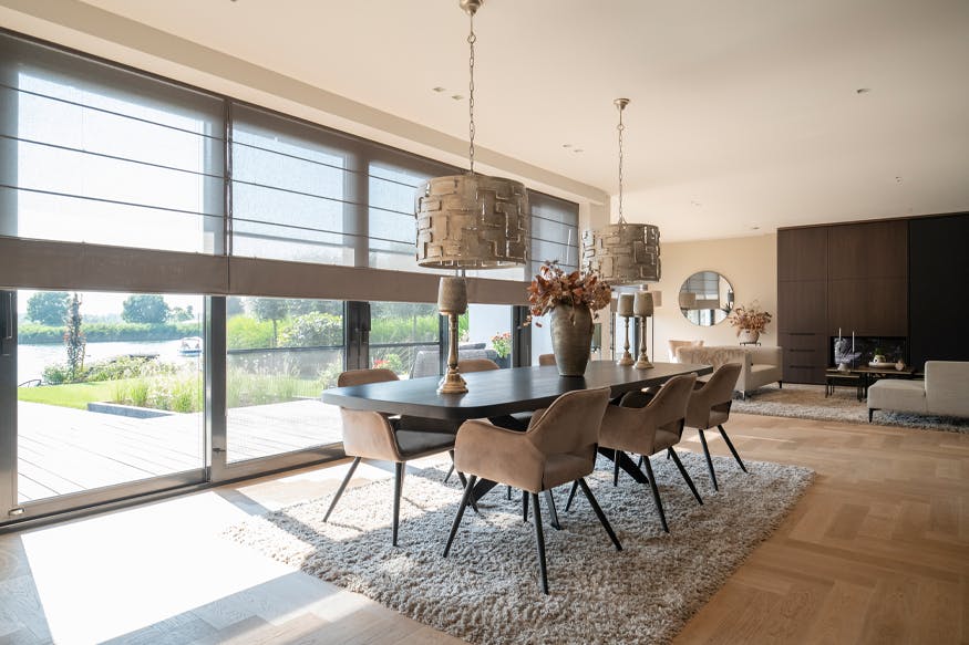 Vouwgordijnen INHUIS