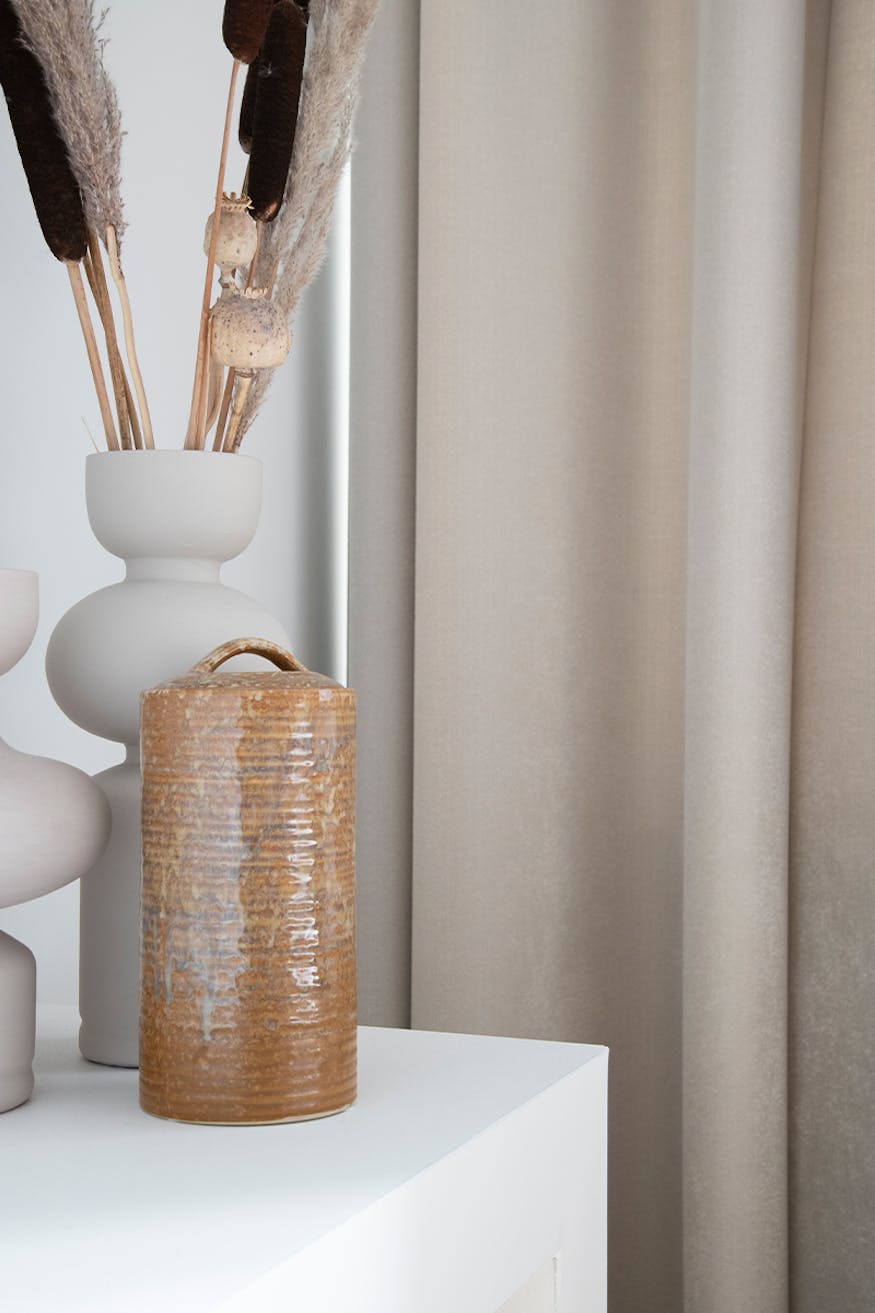 Fam. Langenberg detailshot gordijn slaapkamer