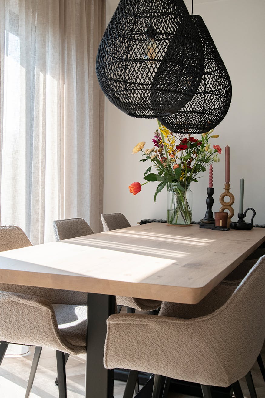 Fam. Langenberg gordijnen eethoek