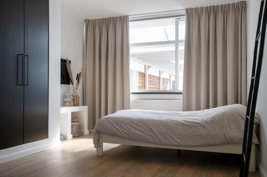 Fam. Langenberg gordijnen slaapkamer liggend