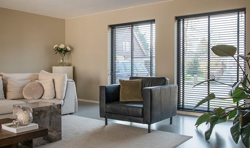 Houten jaloezieën INHUIS