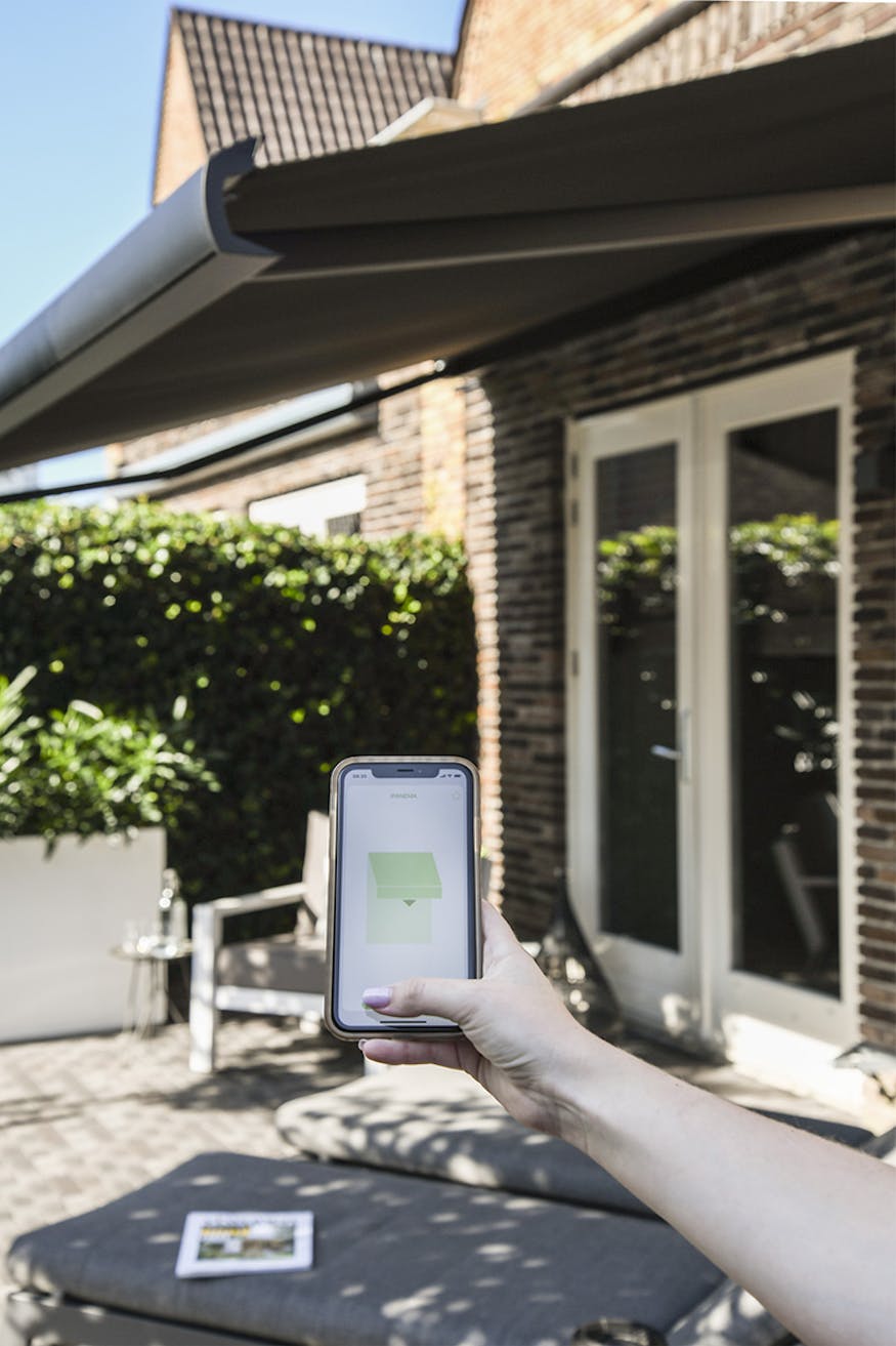 App bediening zonnescherm