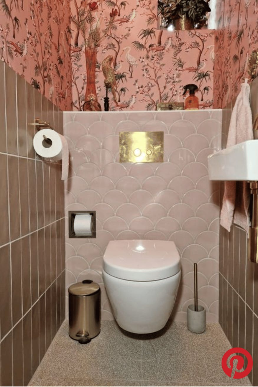 Pinterest kleurrijk toilet 3