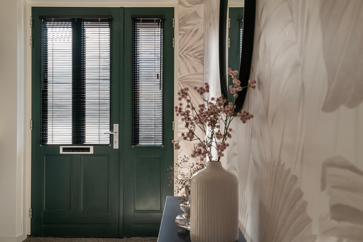5x Raamdecoratie voor een voordeur