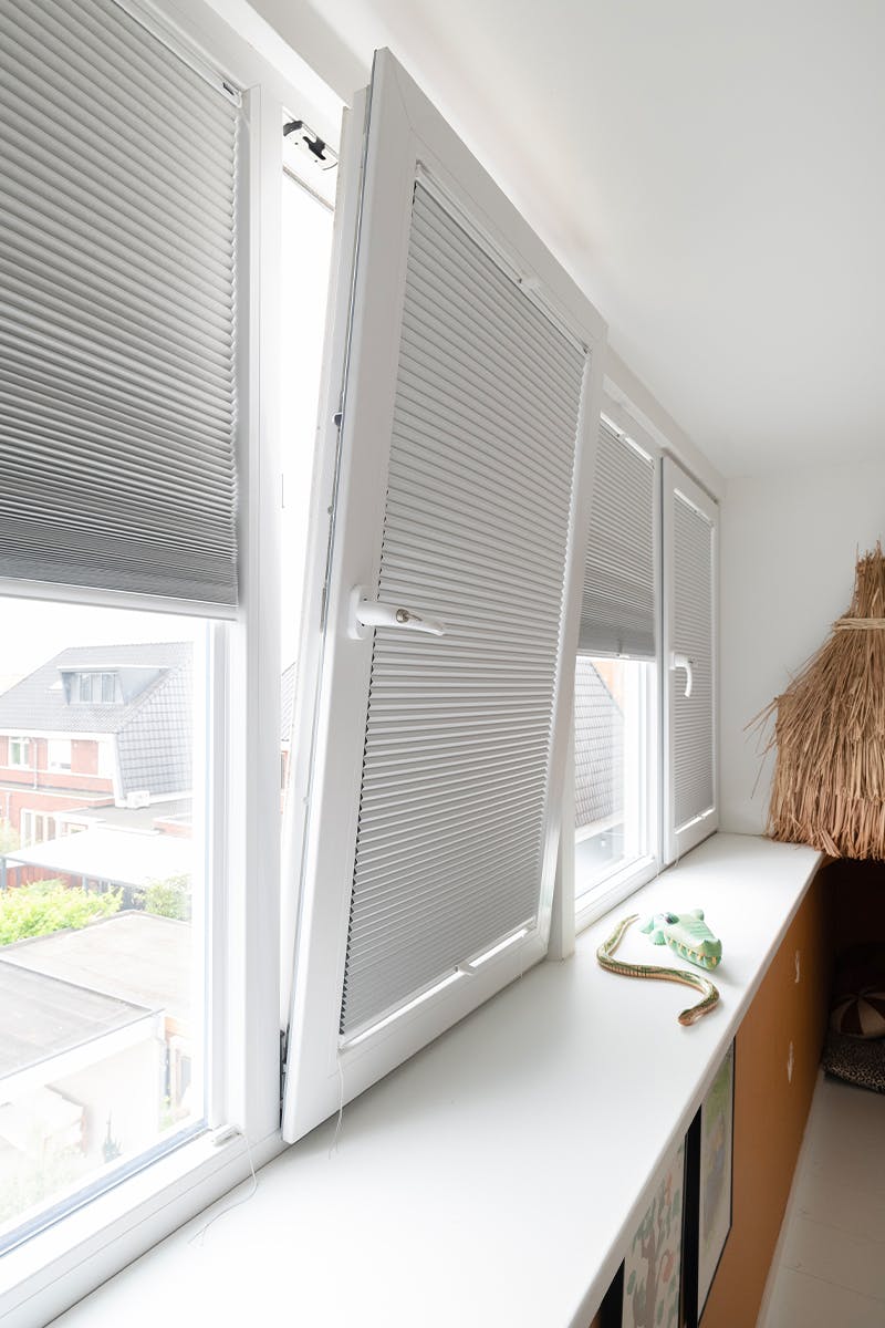 Duette shades dupli kinderkamer detail