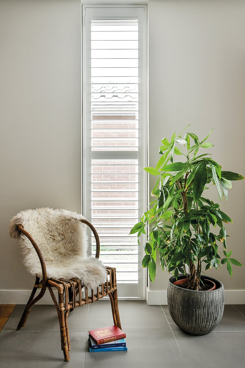 Smalle shutter woonkamer - inhuis