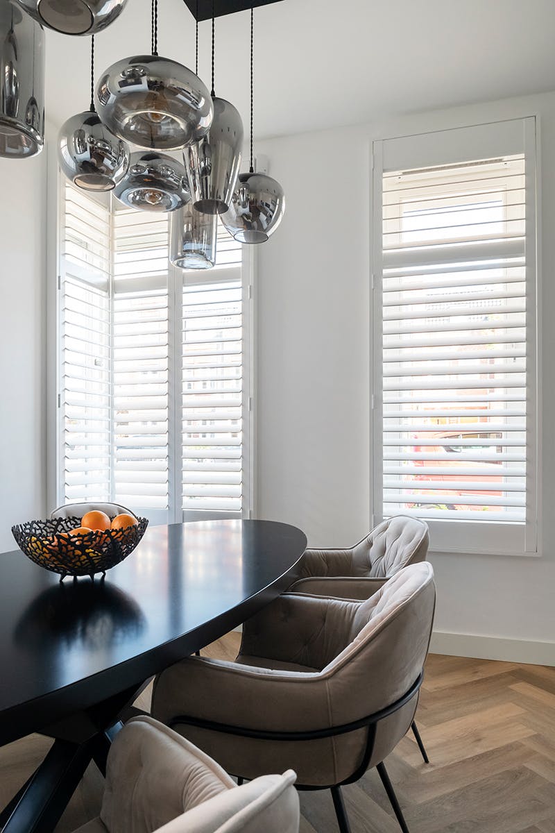 Shutters eetkamer keuken