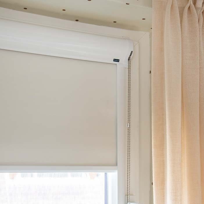 inhuis plaza - rolgordijn stofkleur