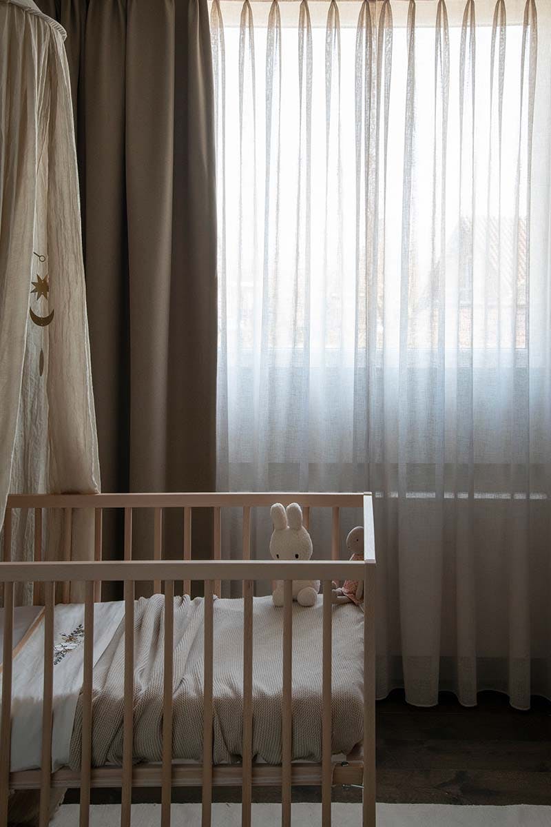 Gordijnen in babykamer