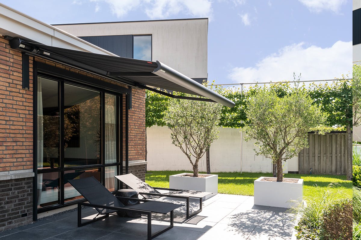 Weinor zonneschermdoek detail