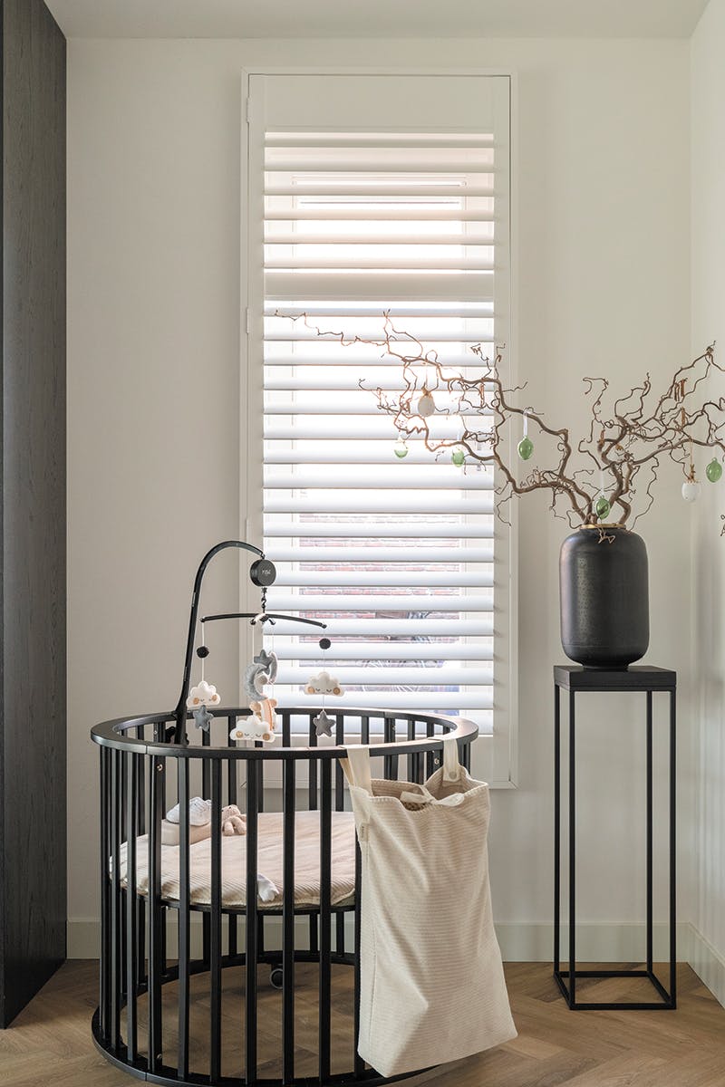 Smalle shutters woonkamer