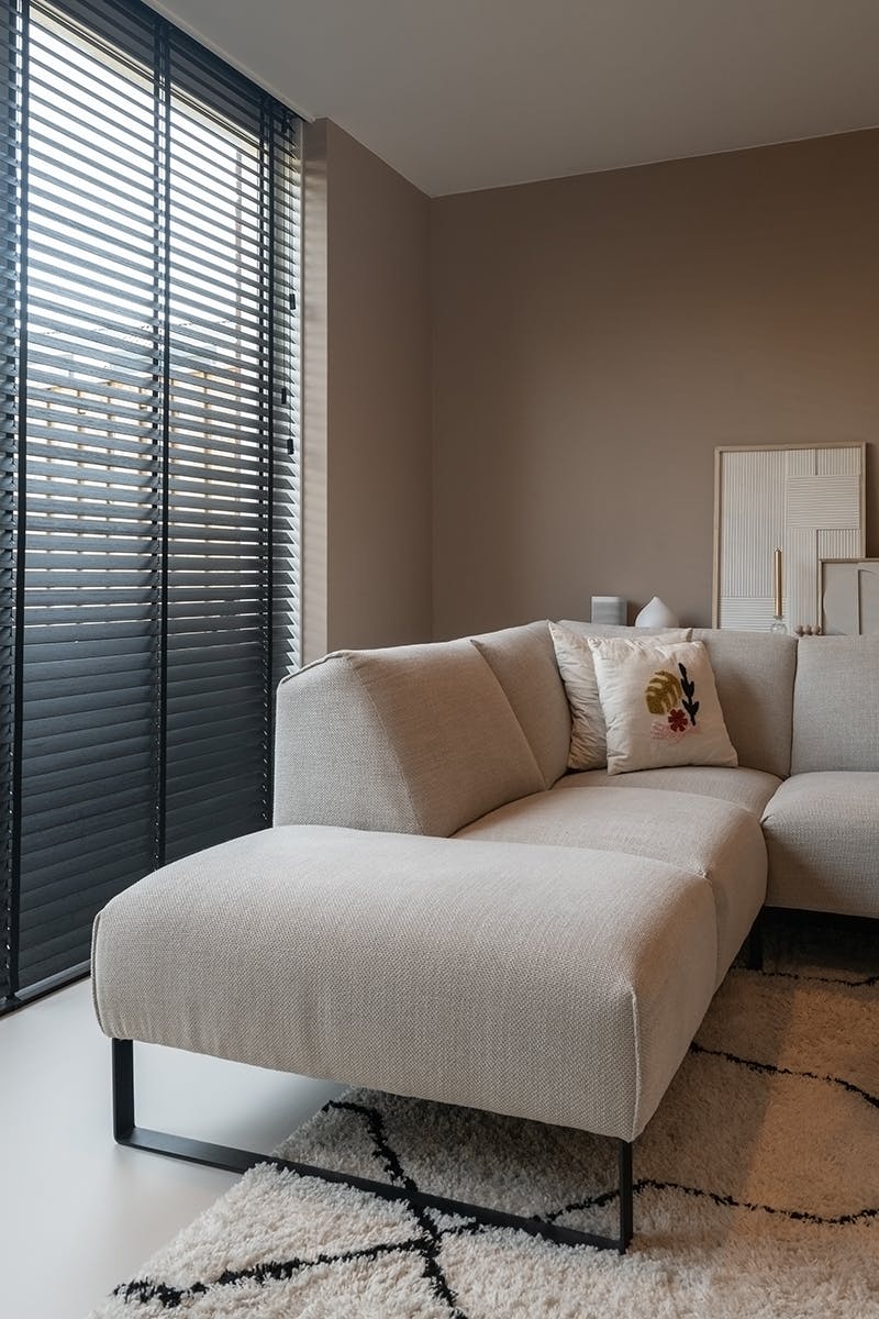 Houten jaloezieën woonkamer