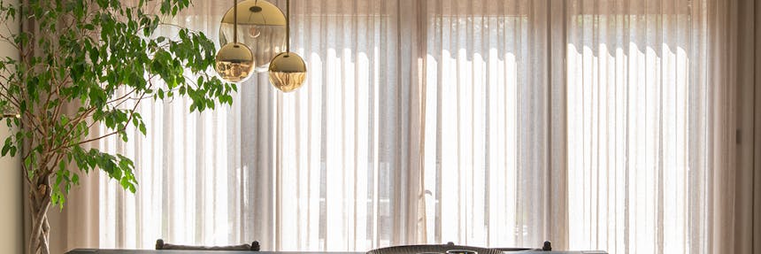 Gordijnen op rail