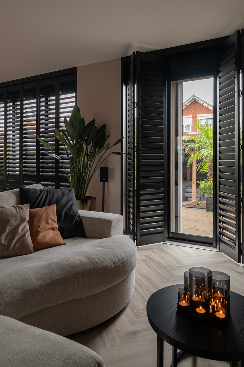 Shutters woonkamer