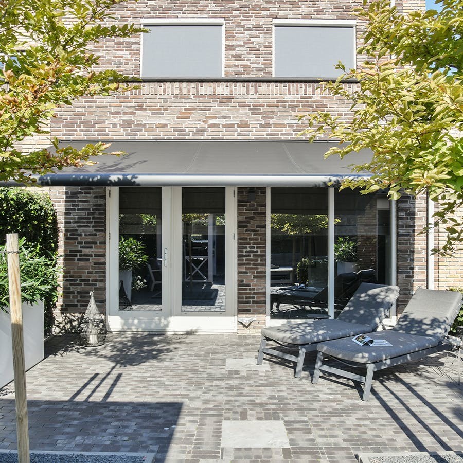 inhuis plaza zonwering Katwijk
