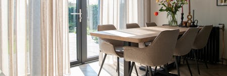 Inbetween gordijnen openslaande deuren INHUIS