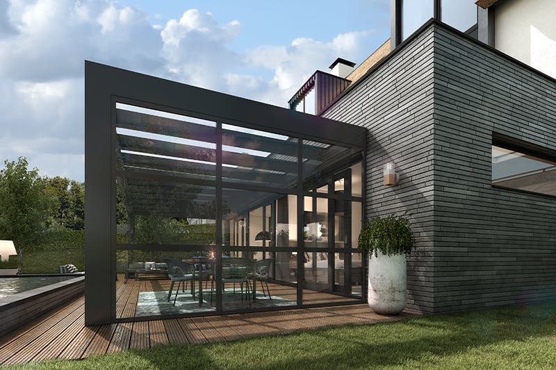 Pallazzo terrasoverkappingen