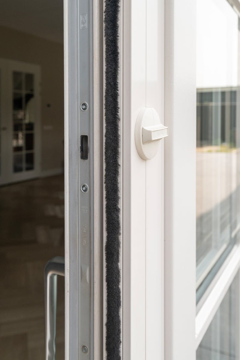 Project enkele plisse hordeur details