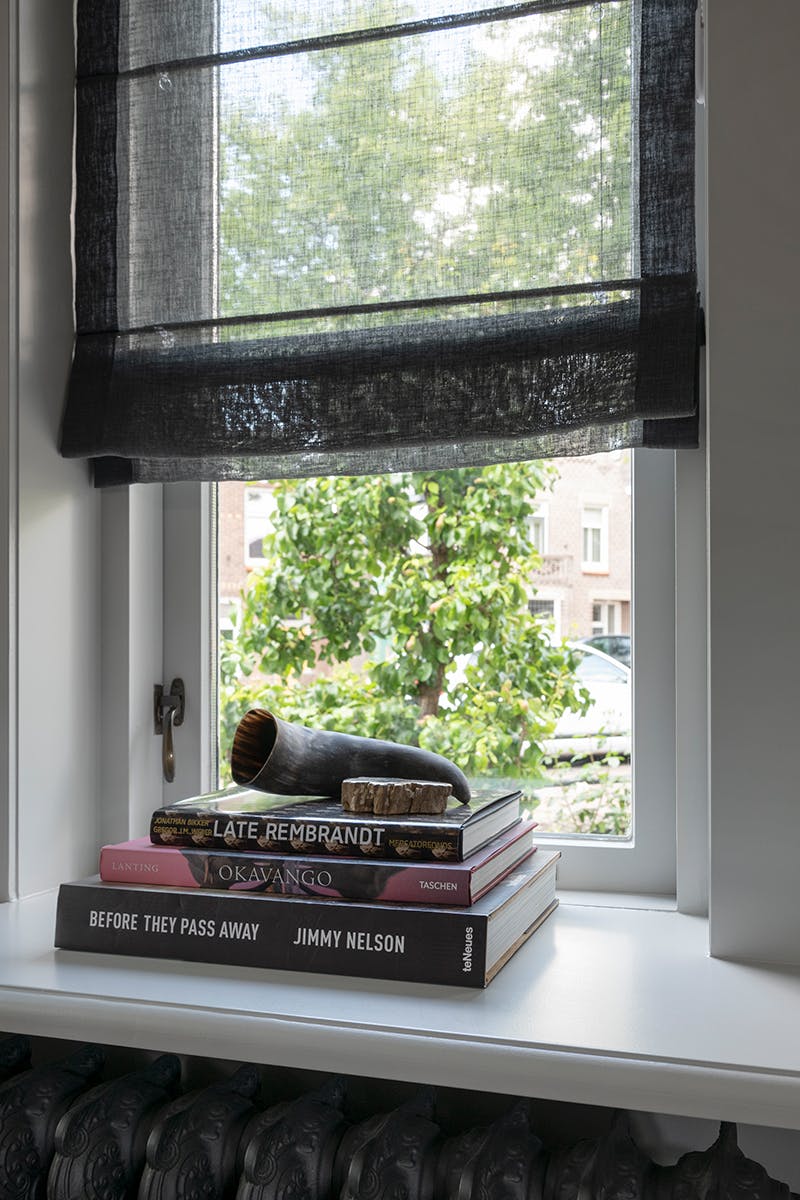 Vouwgordijnen INHUIS Project - Woonkamer detailshot