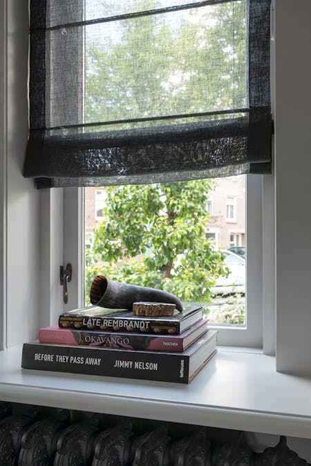 Vouwgordijnen INHUIS Project - Woonkamer detailshot