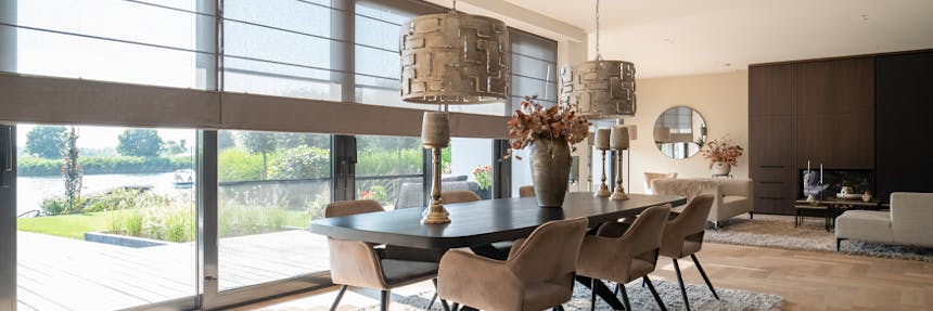 Vouwgordijnen INHUIS