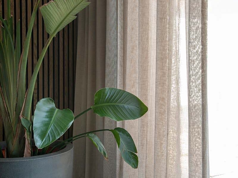 Stofkleur vitrage en inbetween