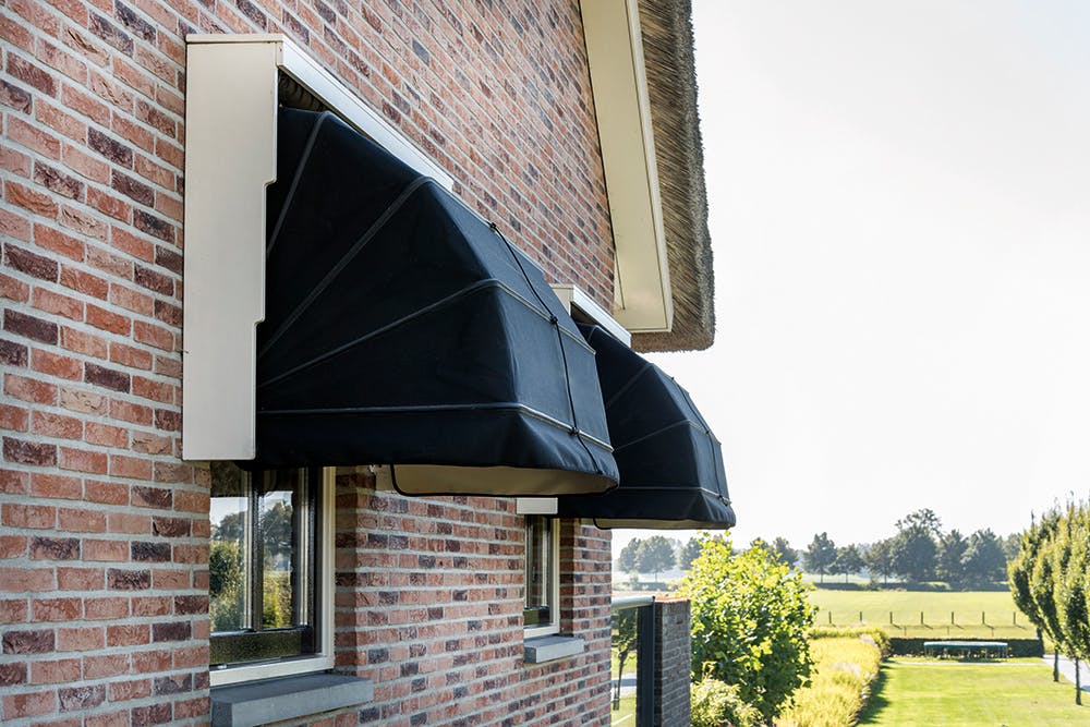 Materiaal markies - inhuis plaza