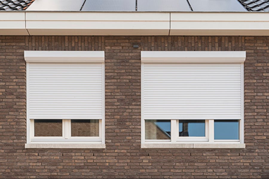 Systeemkleur rolluiken inhuis plaza