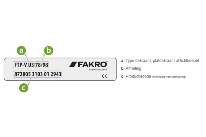 Raamcode fakro