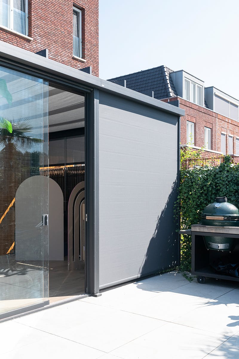 Glazen overkapping - inhuis plaza