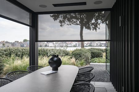 Screens voor een overkapping Winddicht én zonwerend