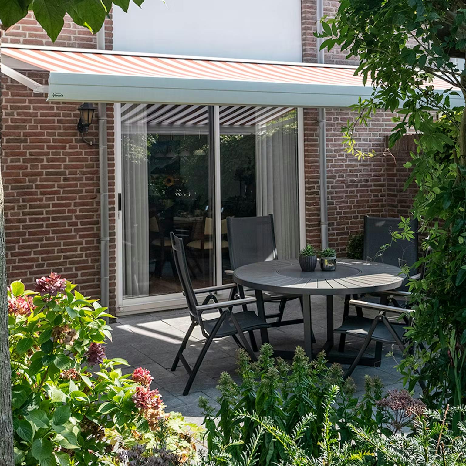 Zonwering schuifpui inhuis plaza