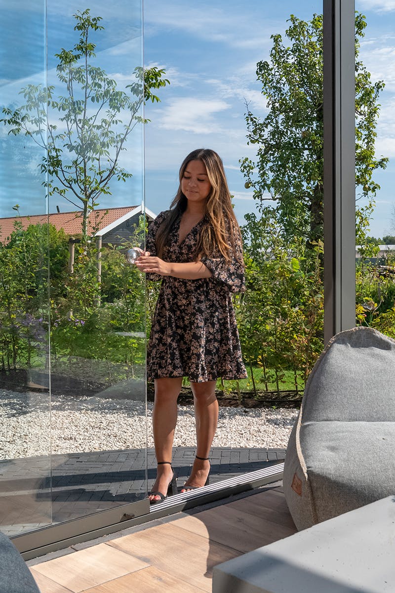 Glazen wanden terrasoverkapping - inhuis plaza 2