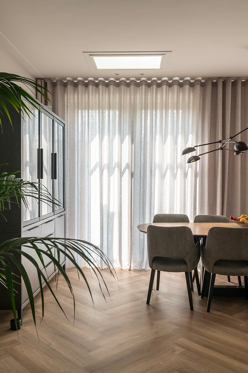 Gordijnen eetkamer inclusief montage - inhuis plaza