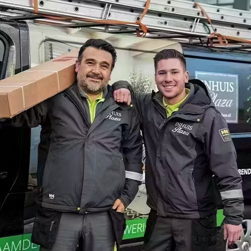 Knikarm zonnescherm montage