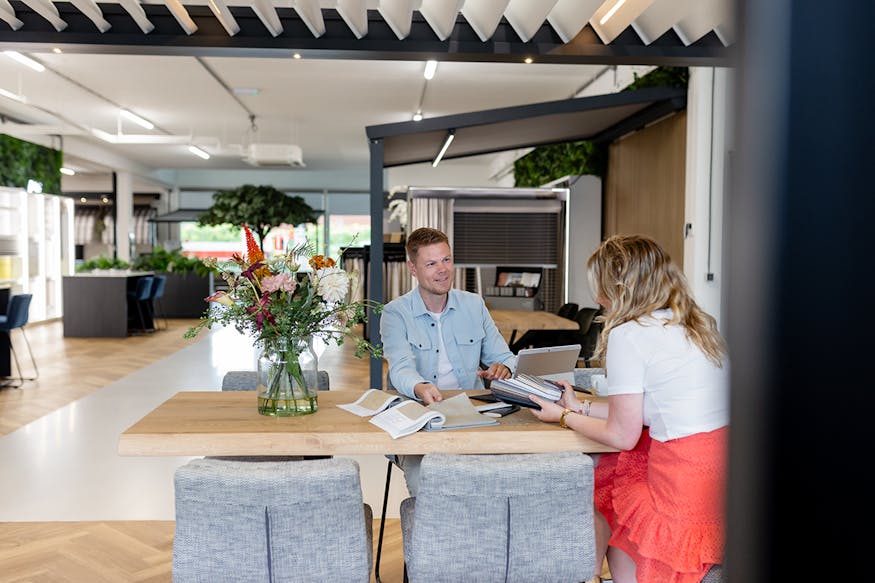 Advies in showroom Woerden
