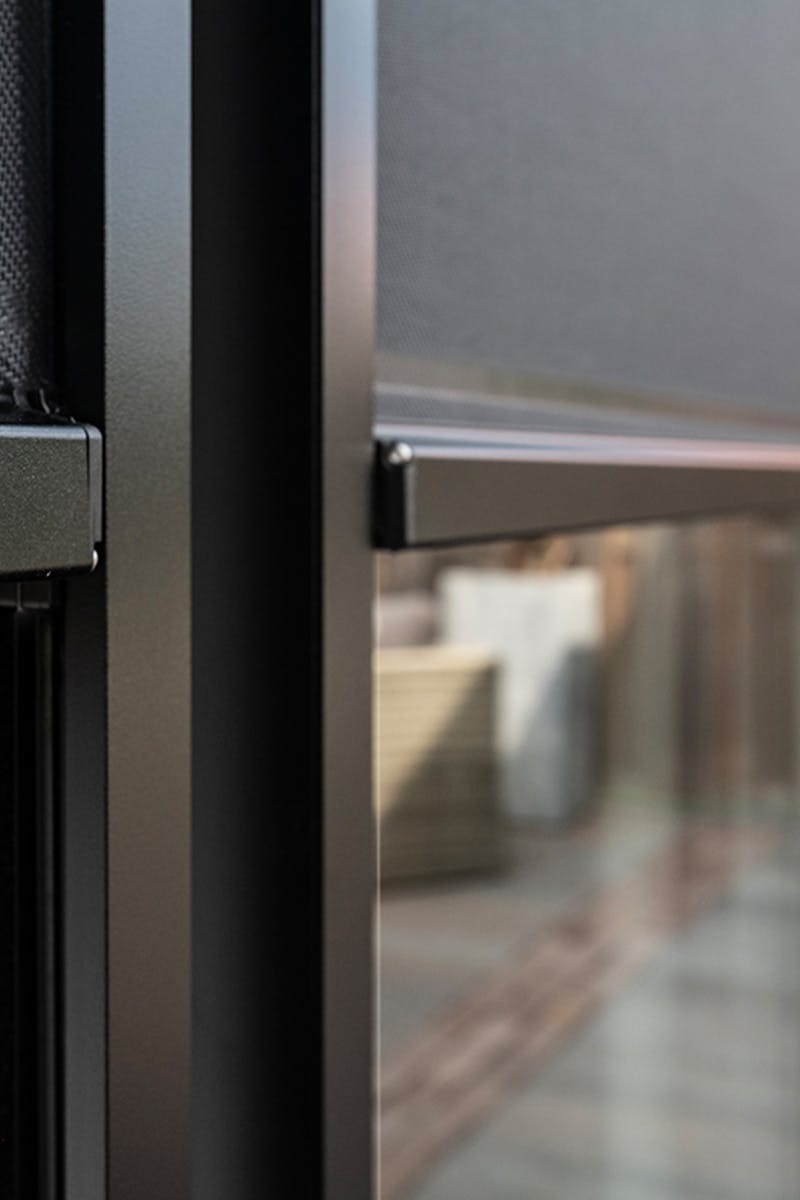 Detail zwarte screens