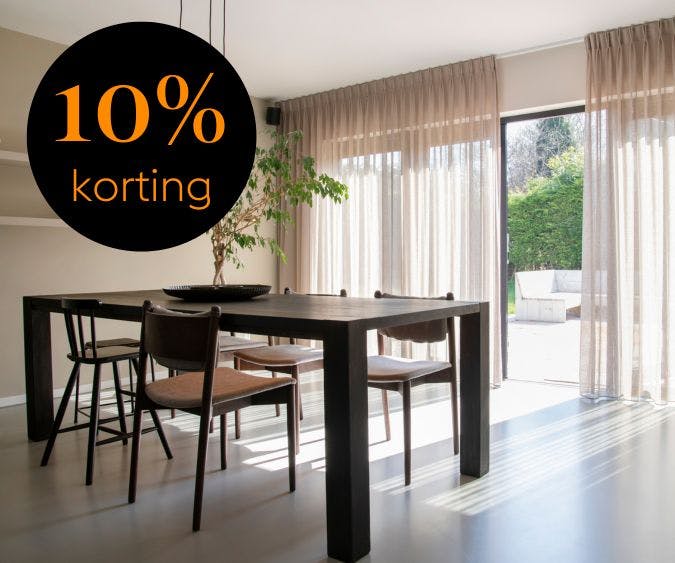 gordijnen 10% bf