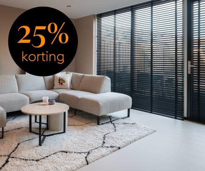 houten jaloezie 25% bf