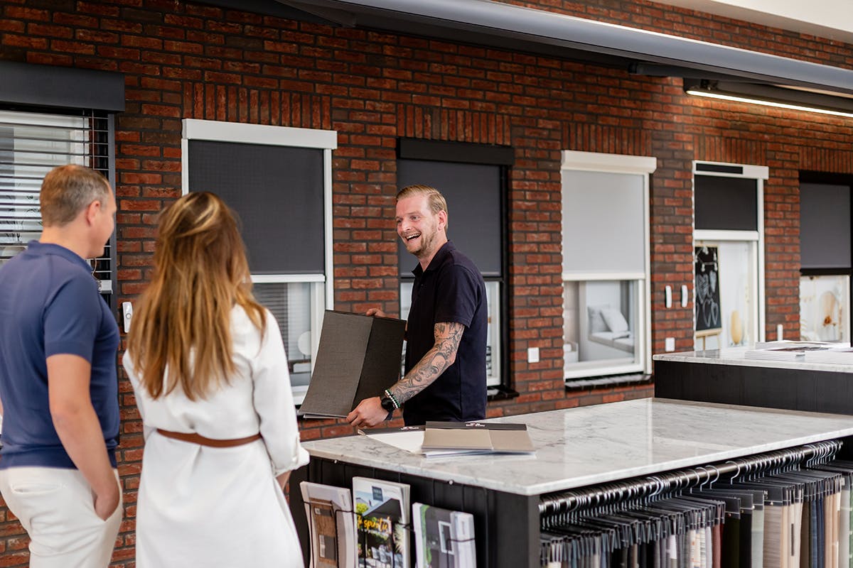 rolluiken showroom