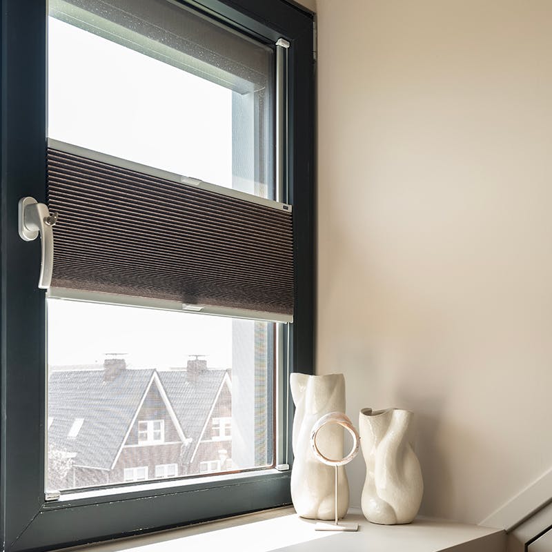 Dubbele plissé ingespannen plakstrip - inhuis plaza