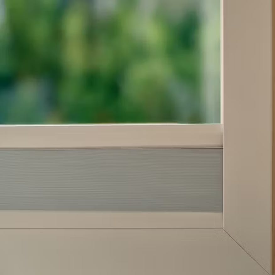 raamdecoratie draai-kiepraam plissé in frame