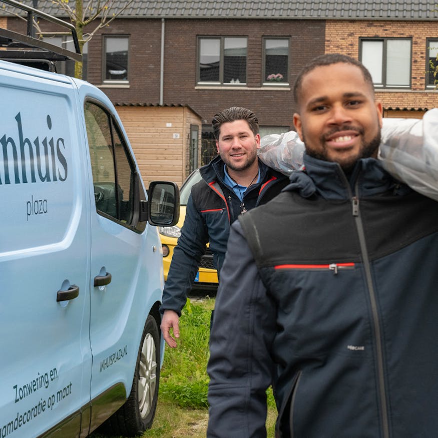 Montageteam inhuis plaza