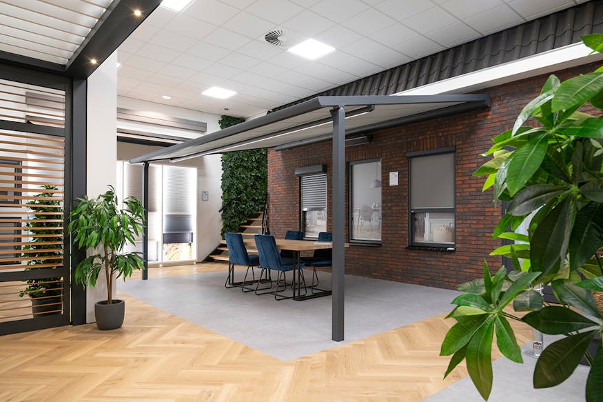 Zonwering Leidschendam - Showroom Voorschoten inhuis plaza